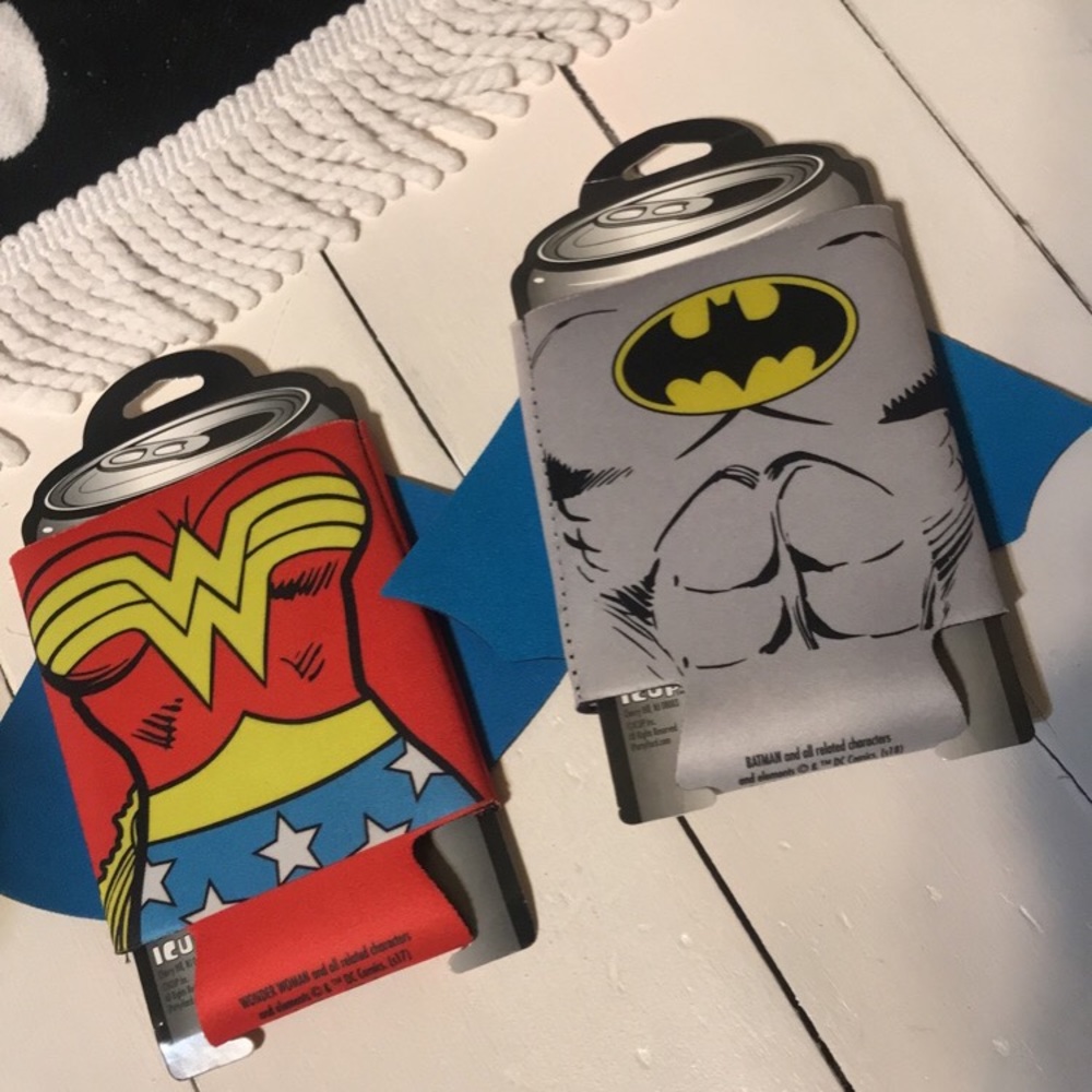 DC Comics Can Cooziez New! Wonder Woman & Batman